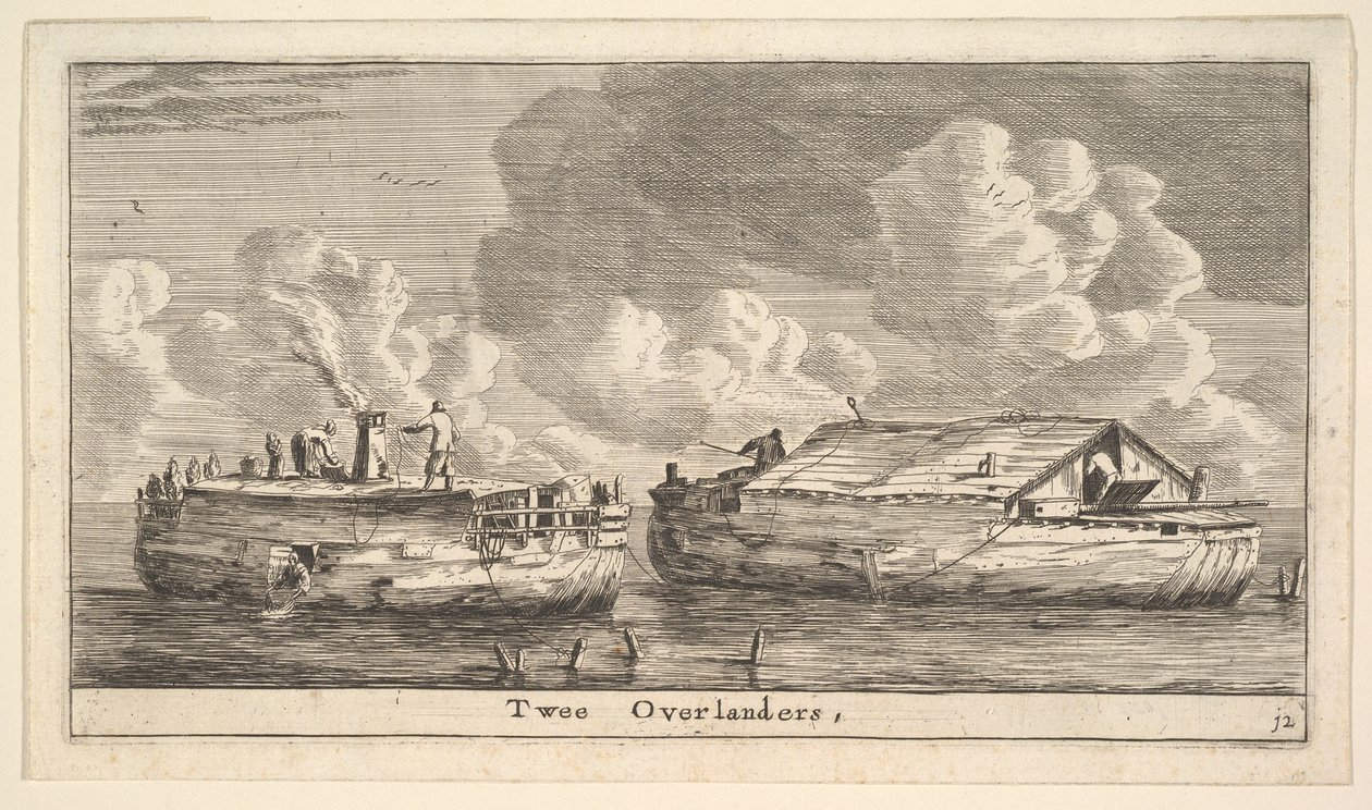 Dois Overlanders, século XVII. de Reinier Zeeman