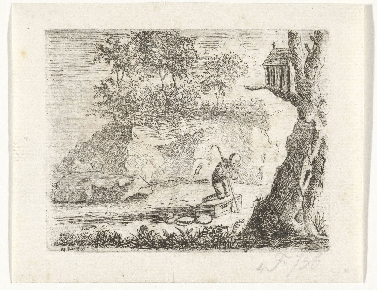 Peregrino em oração de Reinierus Albertus Ludovicus baron van Isendoorn à Blois