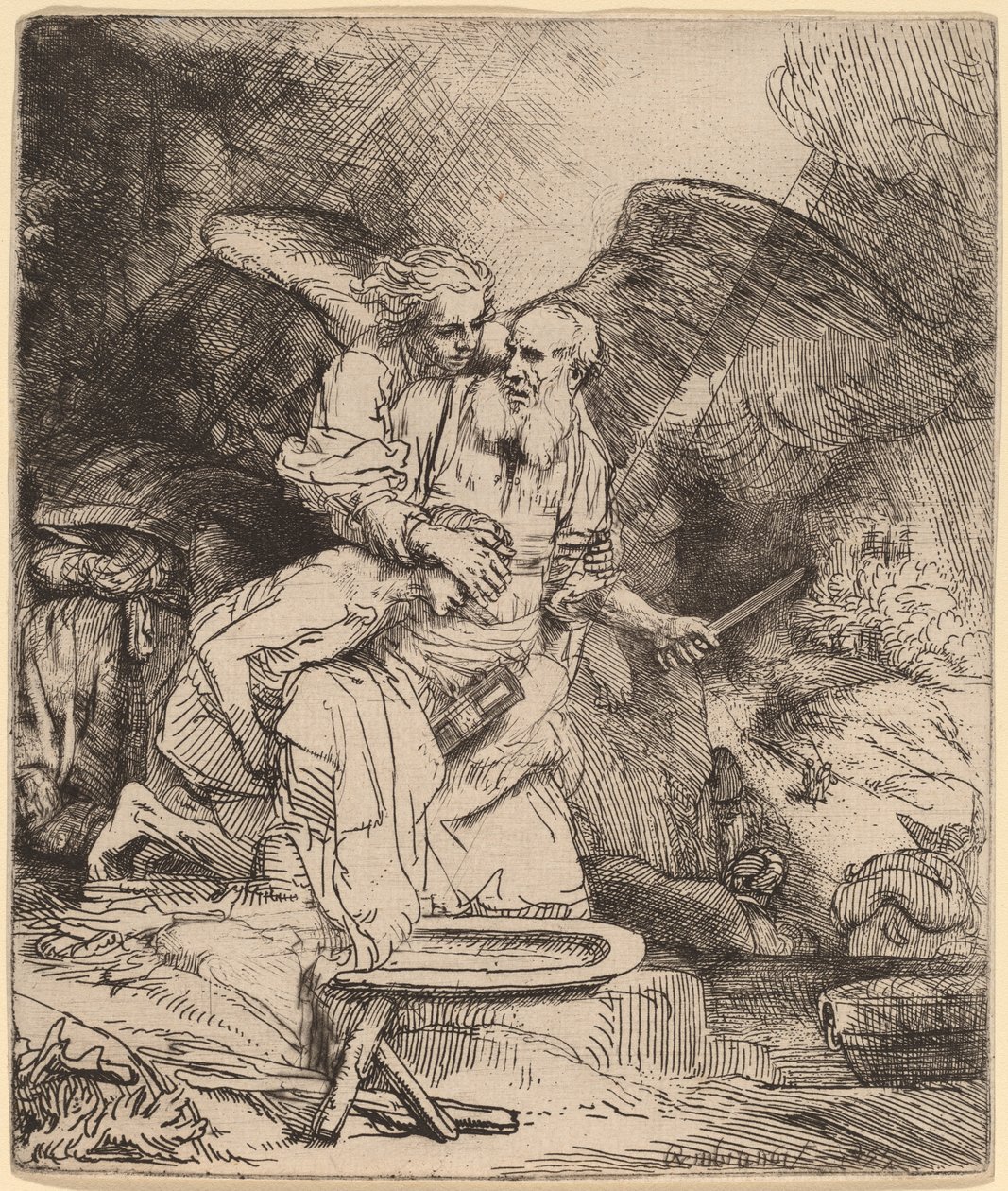 Sacrifício de Abraão de Rembrandt van Rijn