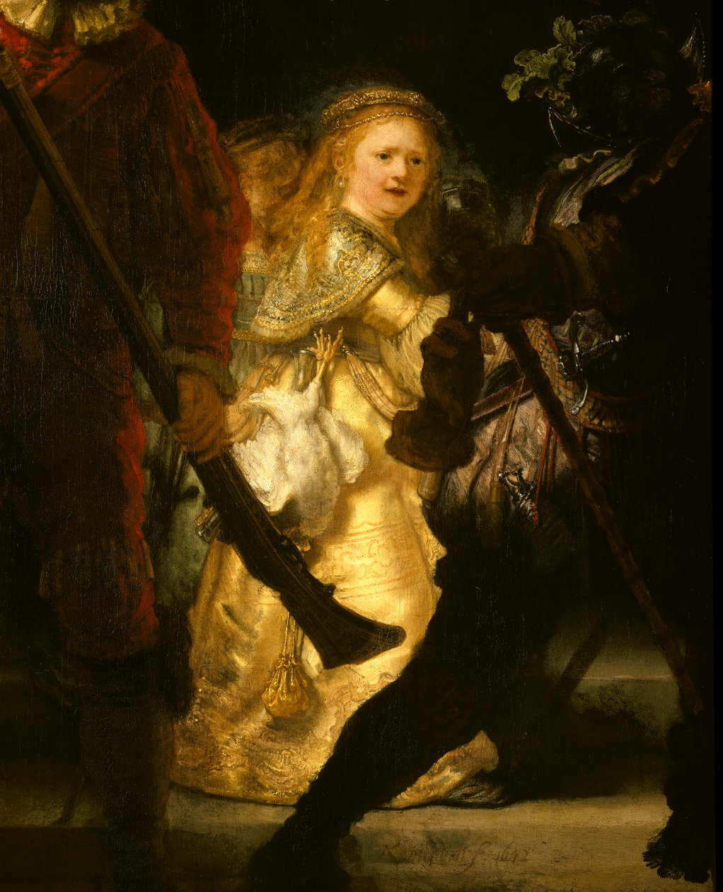 A empresa de Frans Banning Cocq e Willem van Ruytenburch de Rembrandt van Rijn