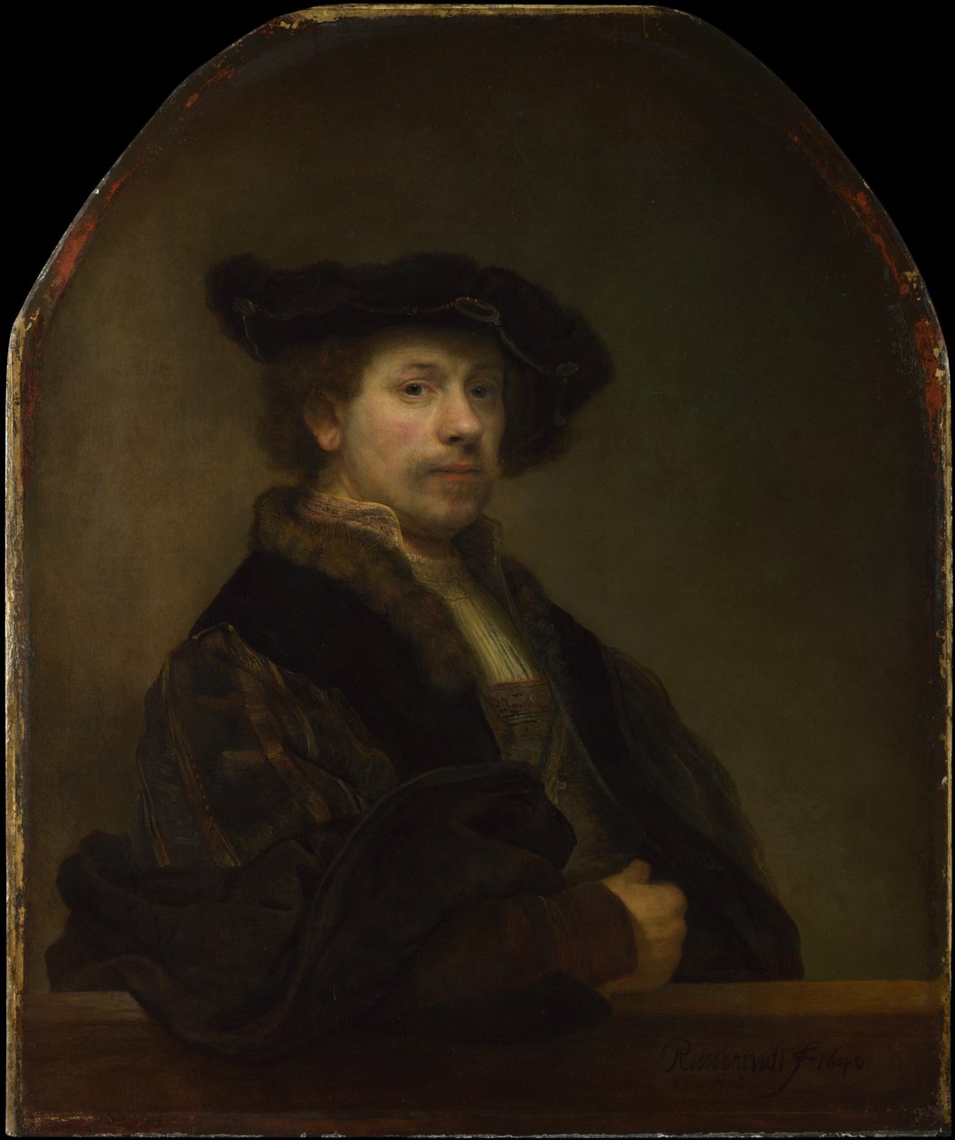 Auto-retrato aos 34 anos de Rembrandt van Rijn