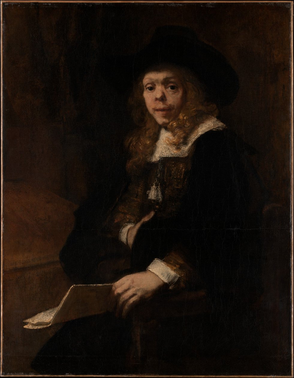 Retrato de Gerard de Lairesse, 1665-67 de Rembrandt van Rijn