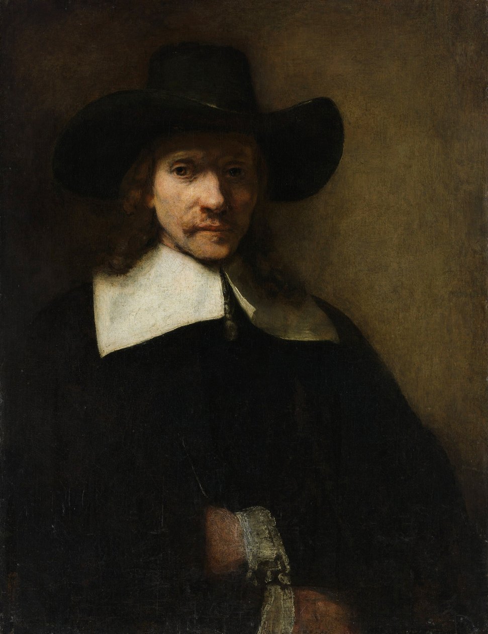 Retrato de um homem, c.1655-60 de Rembrandt van Rijn