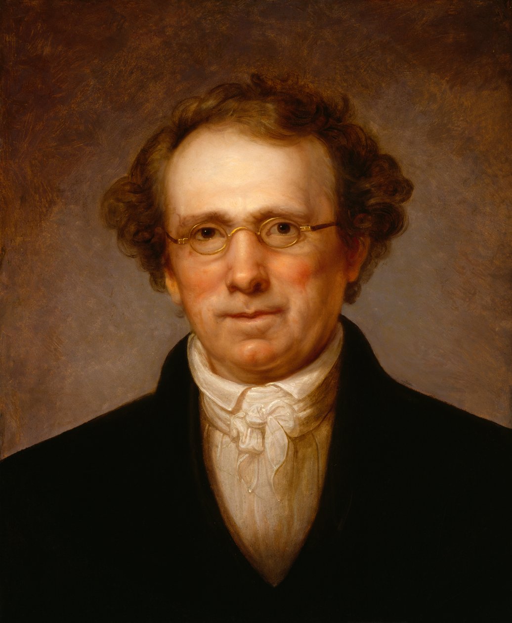 Retrato de Henry Robinson, c.1816-20 (óleo sobre papel montado sobre tela) de Rembrandt Peale