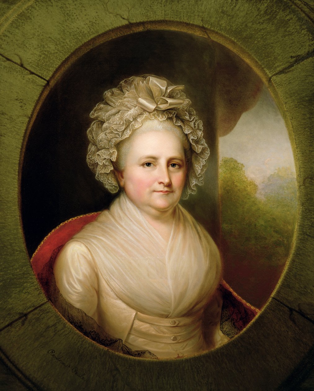 Retrato de Martha Washington (ver 153883) de Rembrandt Peale