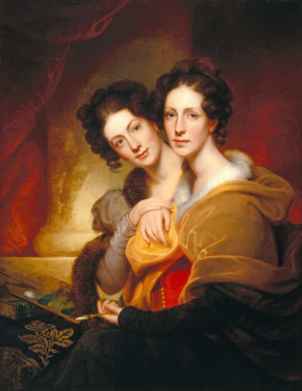 As irmãs (Eleanor e Rosalba Peale) de Rembrandt Peale