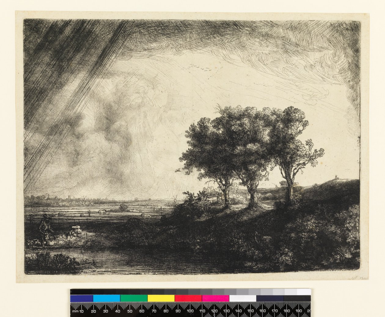 23.K5-292 As Três Árvores de Rembrandt van Rijn