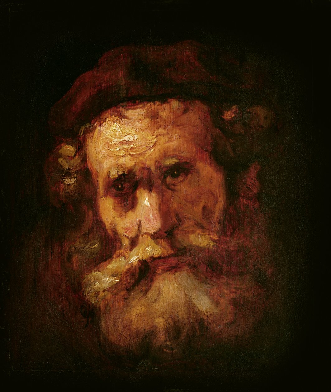 Um rabino de Rembrandt van Rijn