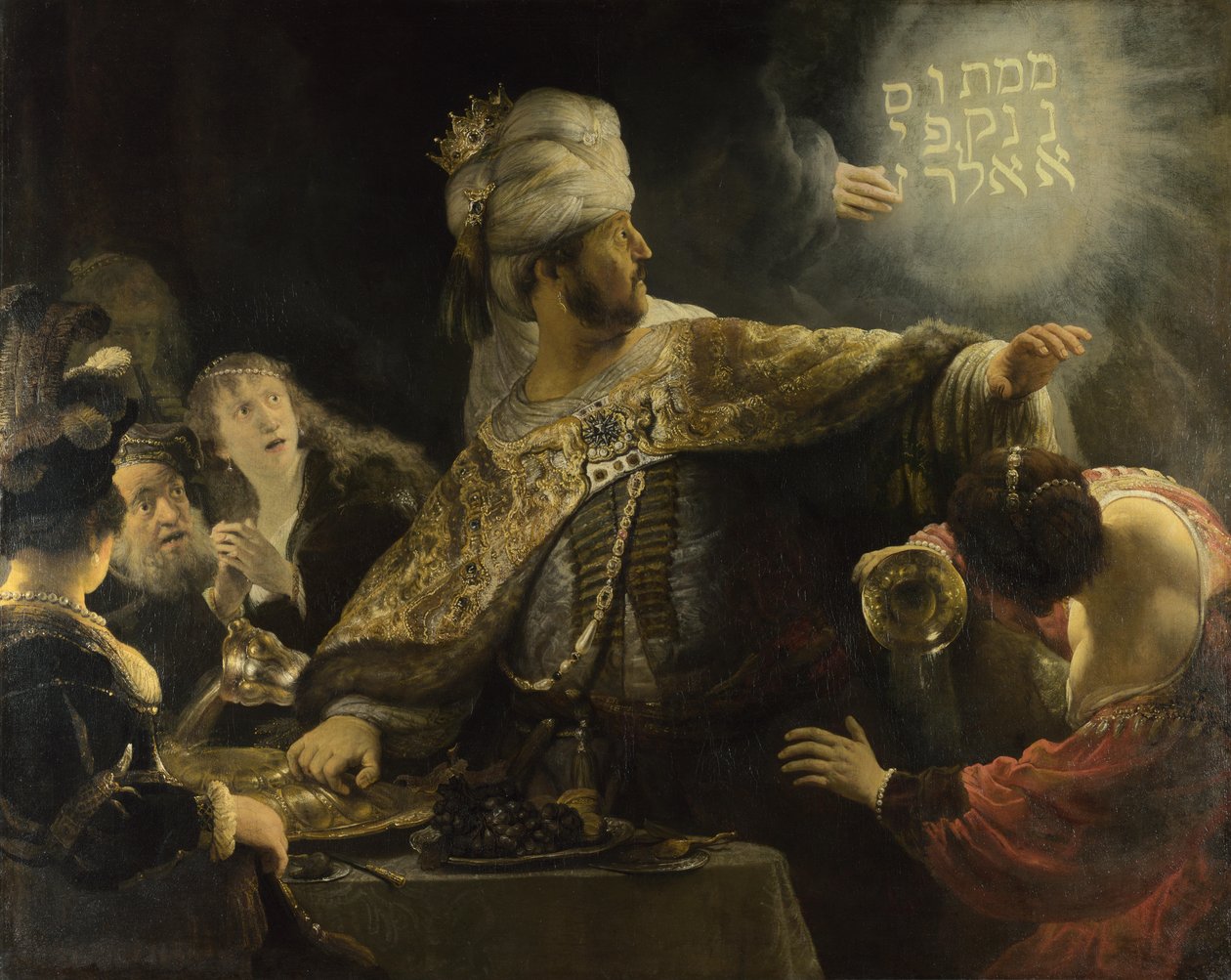 Festa de Belshazzars de Rembrandt van Rijn