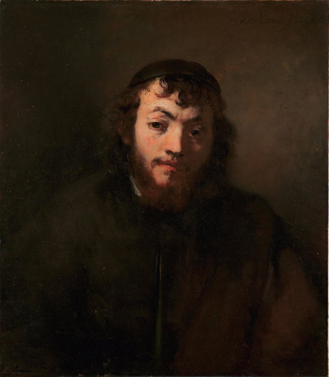 Busto de um jovem judeu de Rembrandt van Rijn