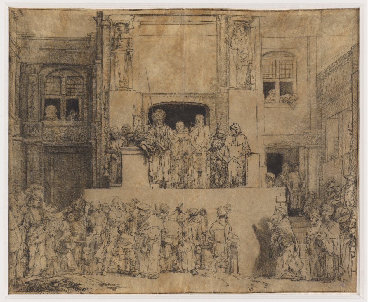 Cristo apresentado ao povo de Rembrandt van Rijn