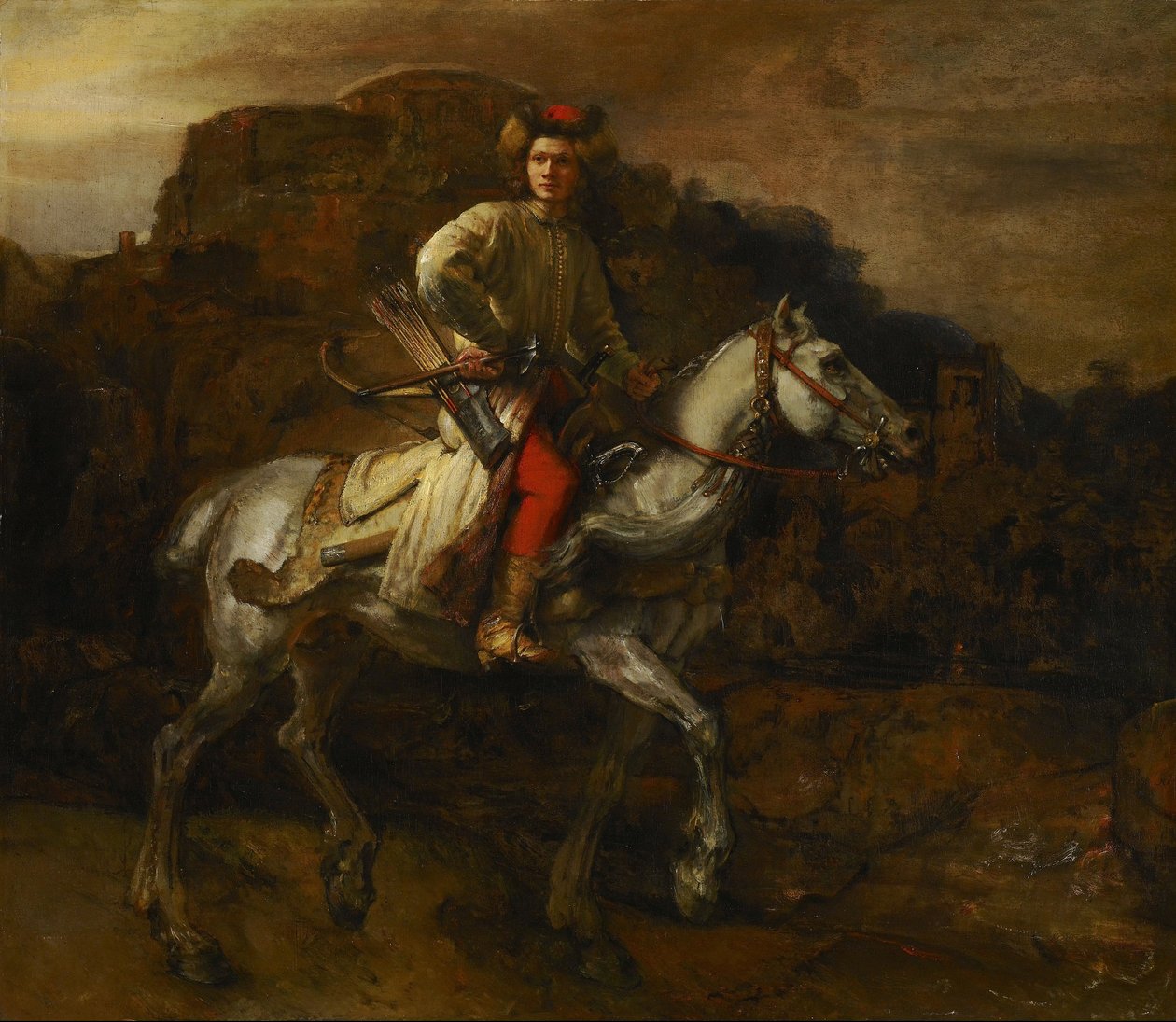 O cavaleiro polonês de Rembrandt van Rijn