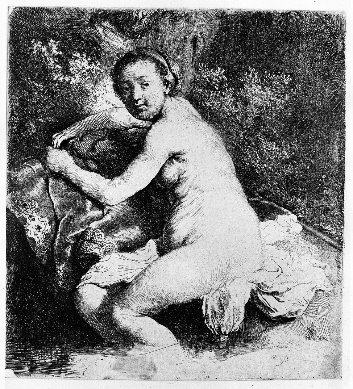 Diana no banho, c.1631 de Rembrandt van Rijn