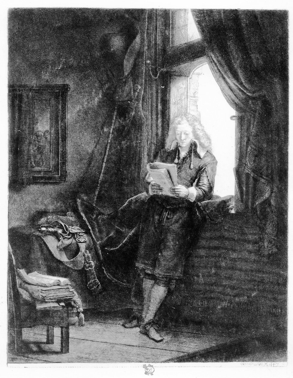 6 de janeiro de 1647 de Rembrandt van Rijn