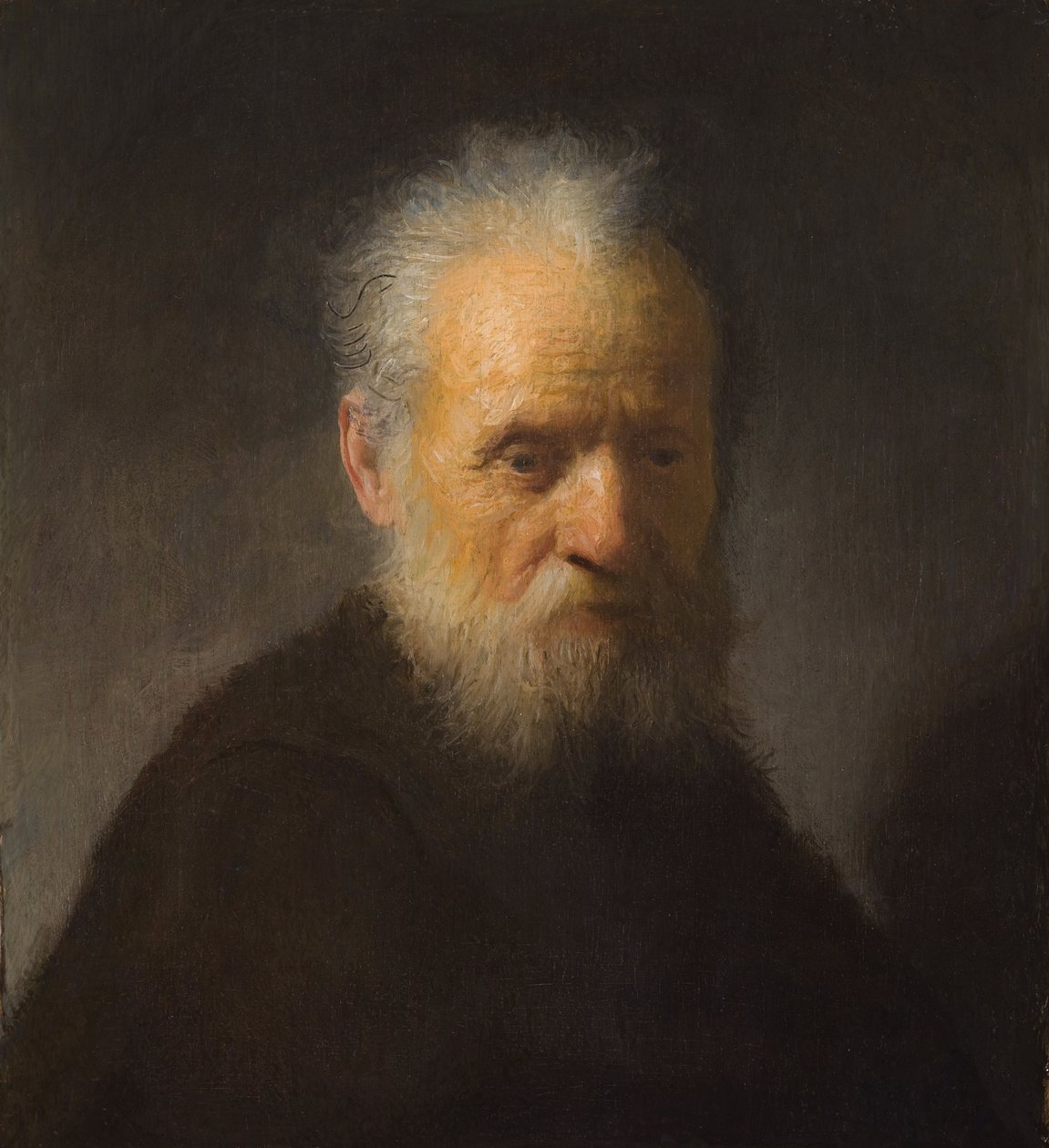 Velho homem com barba de Rembrandt van Rijn