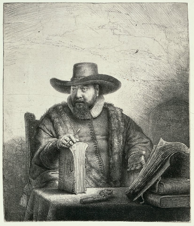 Retrato de Cornelis Claesz. estimado de Rembrandt van Rijn