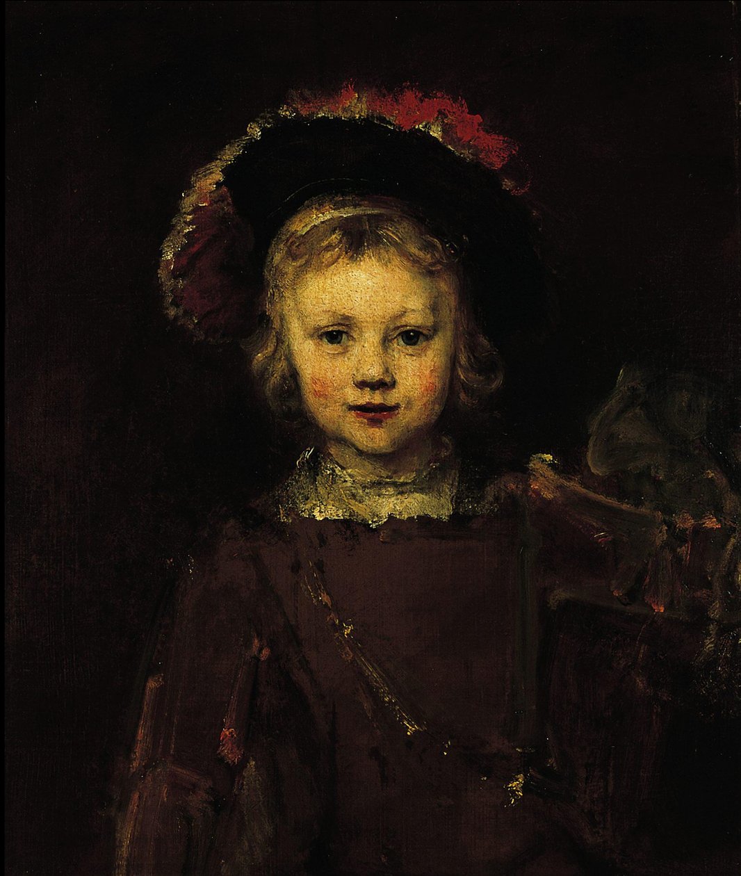 Retrato de uma criança de Rembrandt van Rijn
