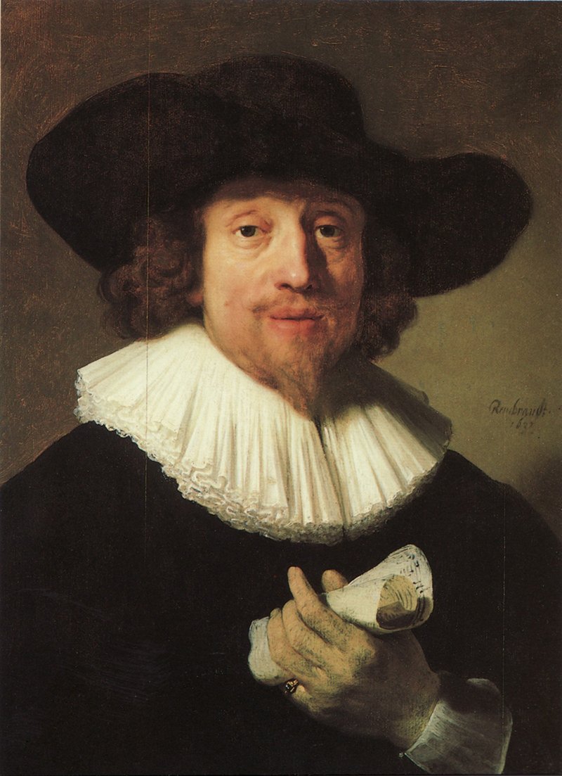 Retrato de um homem de Rembrandt van Rijn