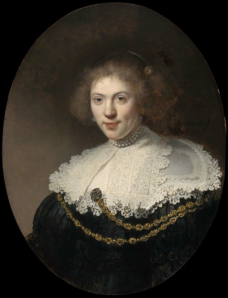 Retrato de uma mulher de Rembrandt van Rijn