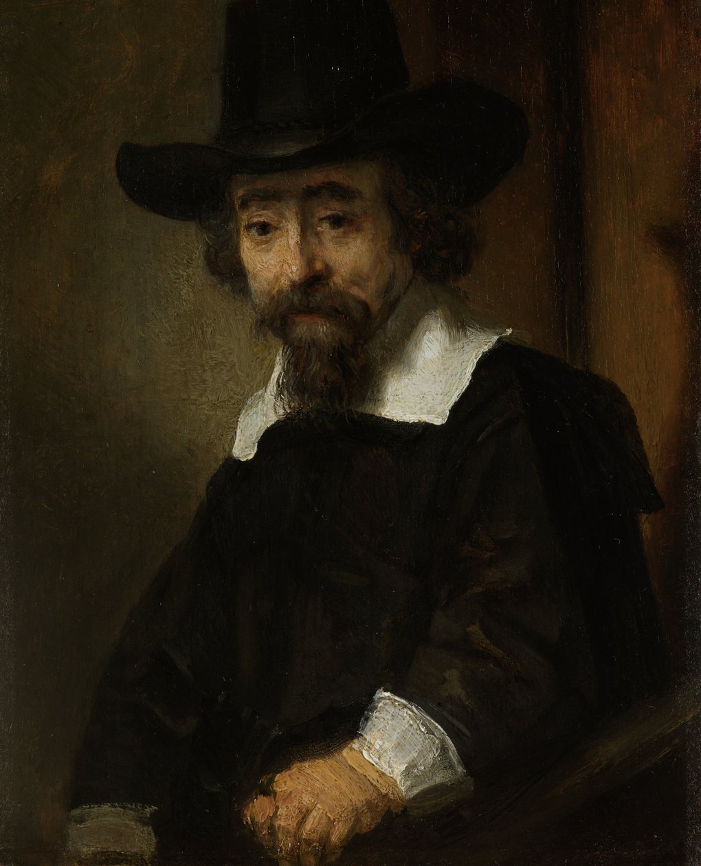Retrato de um homem, presumivelmente Dr. Ephraïm Bueno de Rembrandt van Rijn