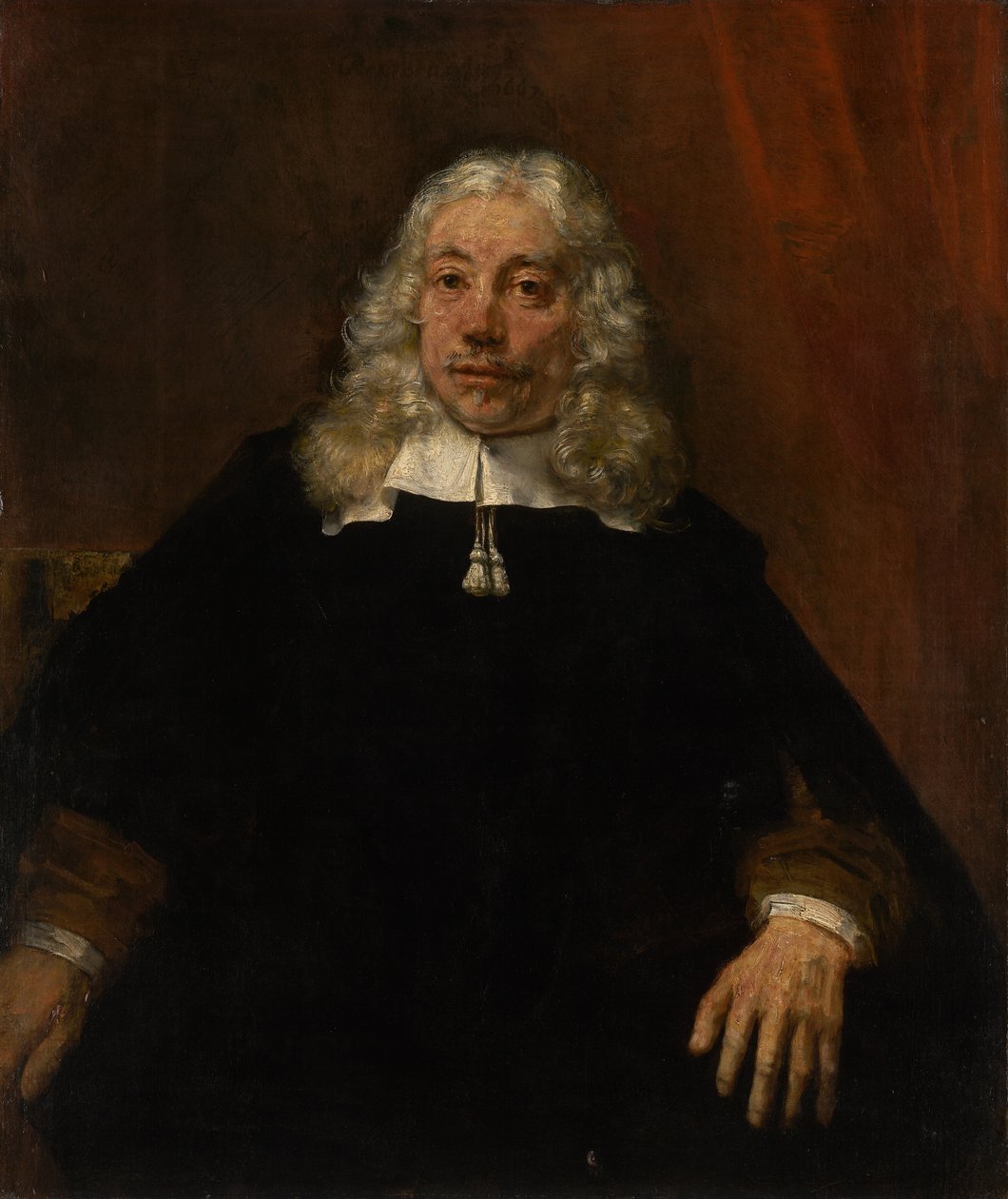 Retrato, de, um, white-haired, homem de Rembrandt van Rijn
