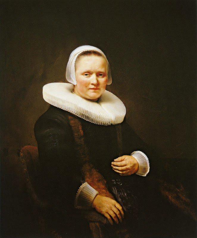 Retrato de uma mulher, possivelmente Anna Wijmer de Rembrandt van Rijn