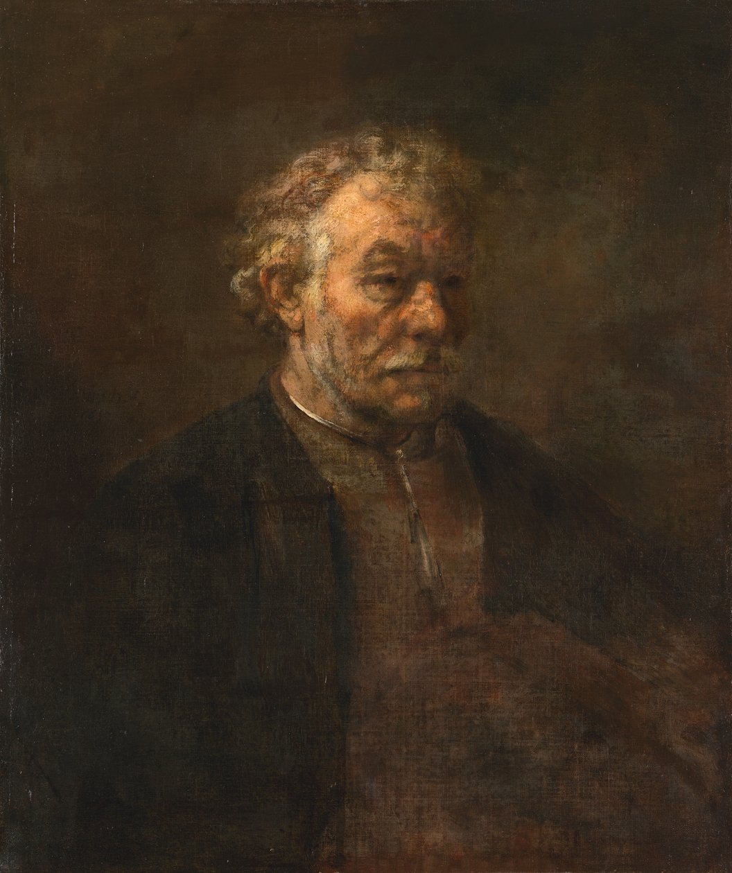 Retrato de um homem idoso de Rembrandt van Rijn