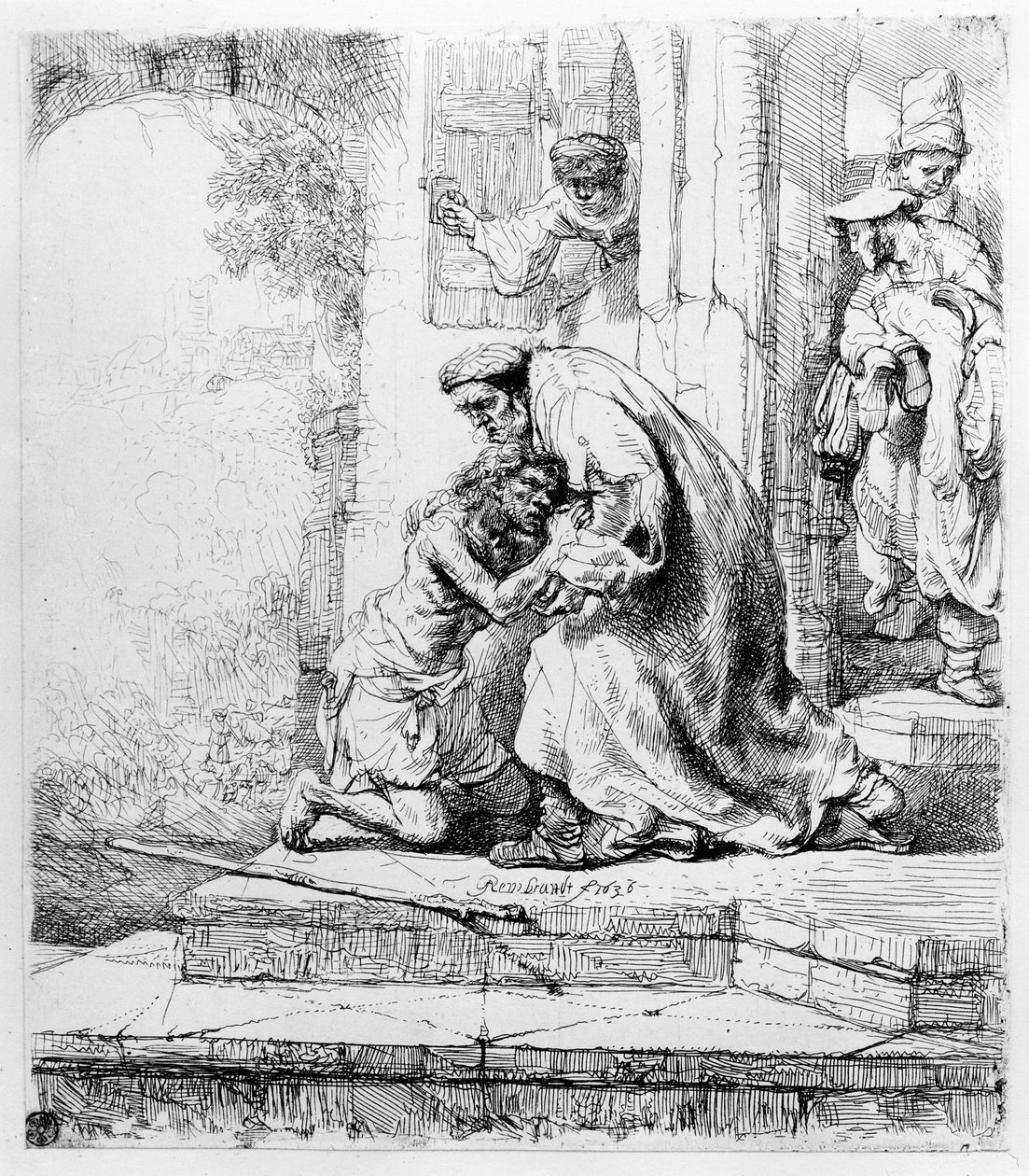 Retorno do Filho Pródigo, 1636 de Rembrandt van Rijn