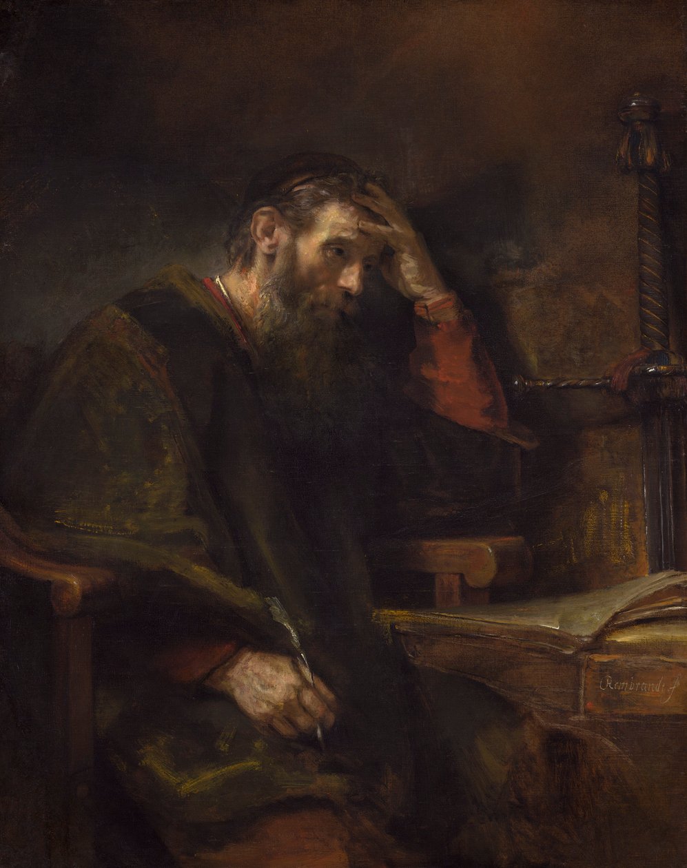 Saint Paul de Rembrandt van Rijn