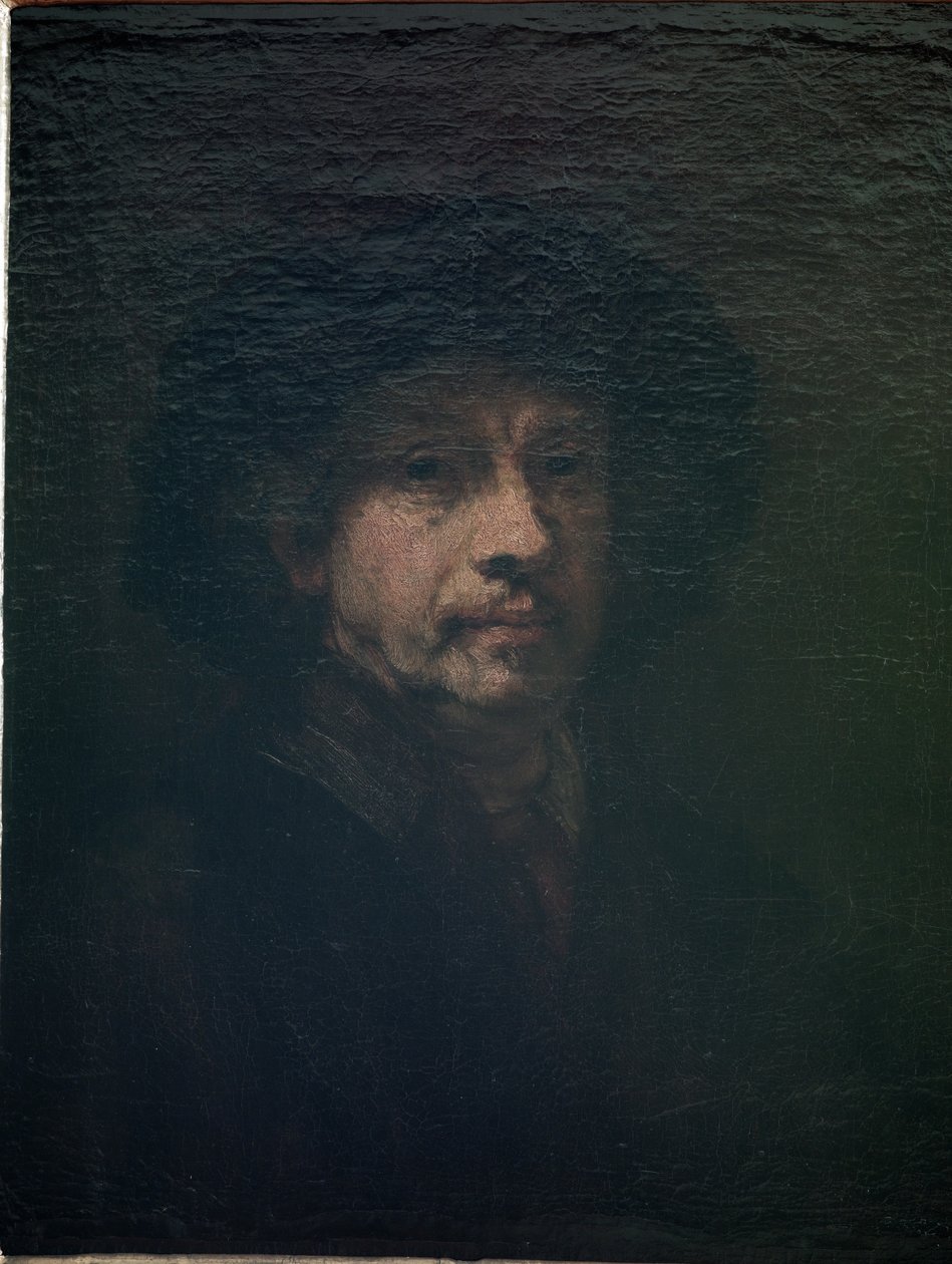 Auto-retrato, c.1655 de Rembrandt van Rijn
