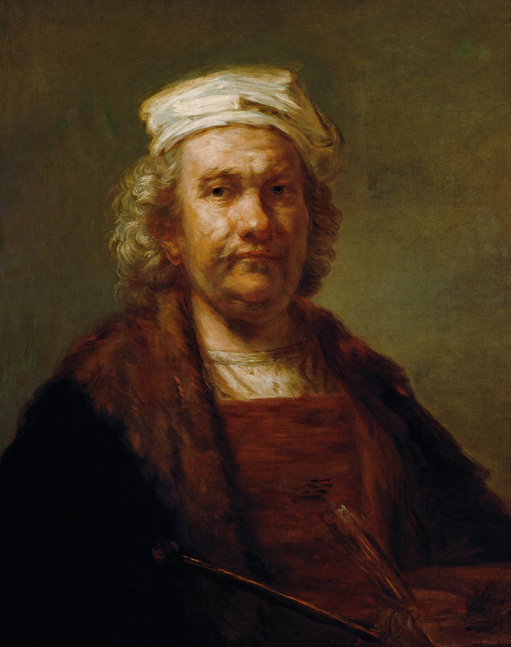 Auto-retrato, c.1660-63 de Rembrandt van Rijn