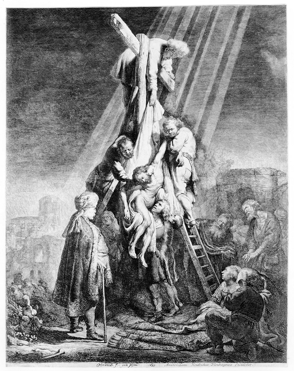 A deposição, 1633 de Rembrandt van Rijn