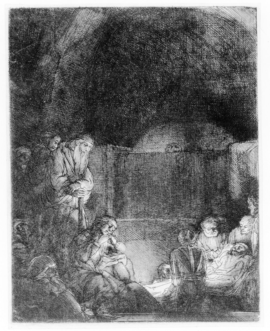 O Entombment, c.1654 de Rembrandt van Rijn