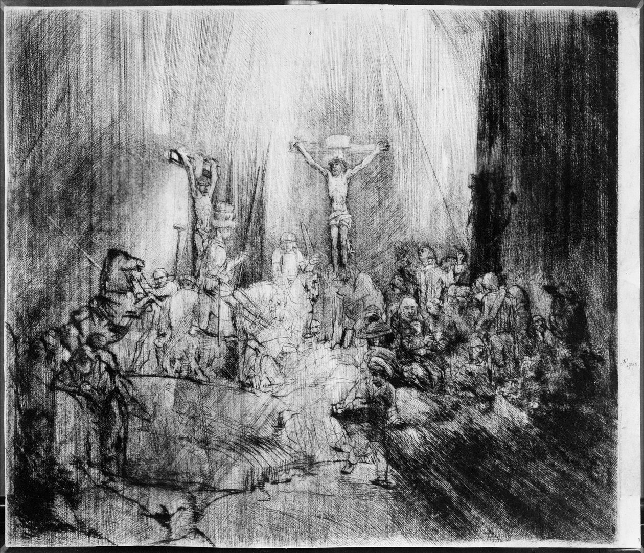 As Três Cruzes, 1653 de Rembrandt van Rijn