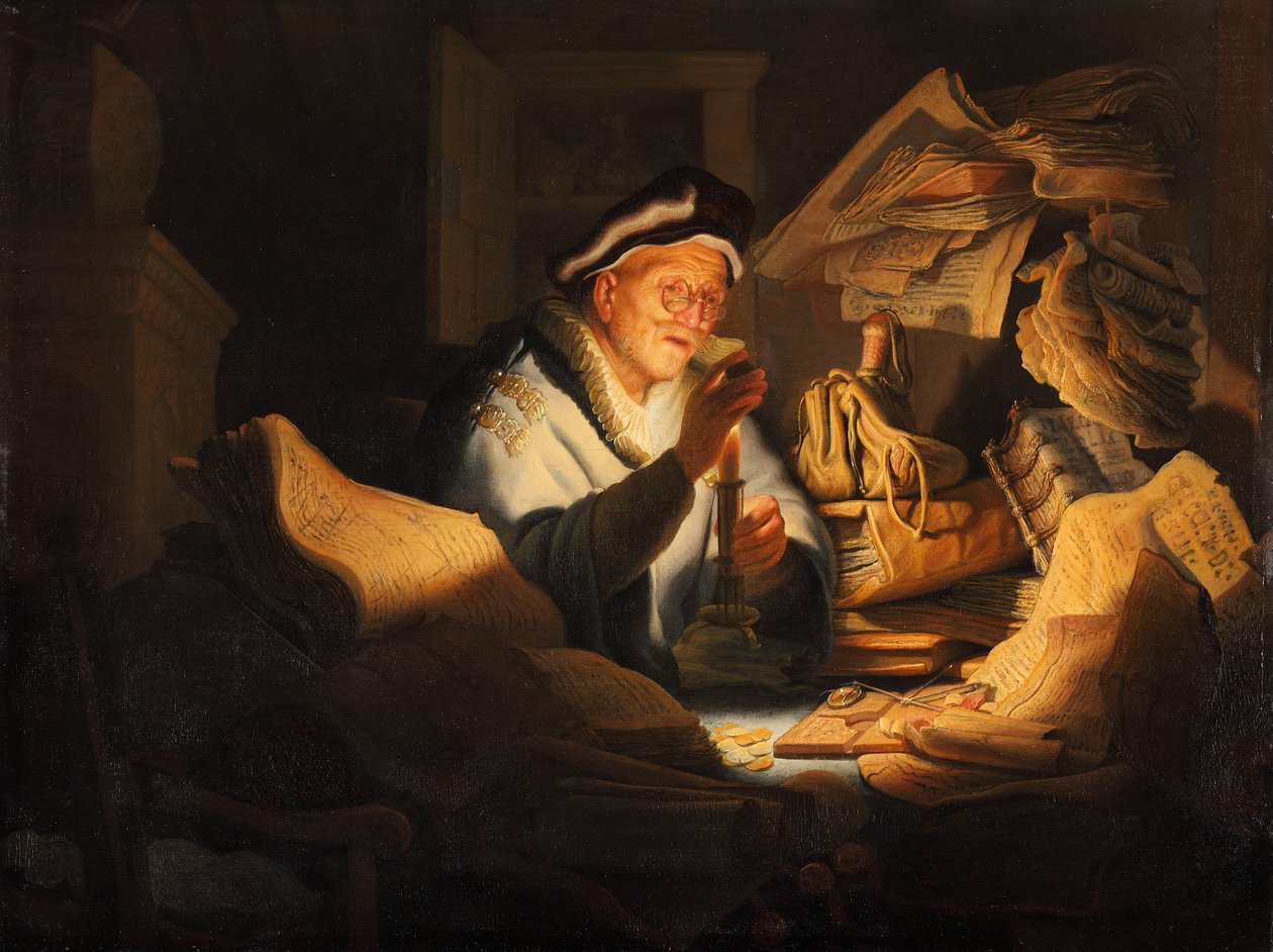 O Trocador de Dinheiro de Rembrandt