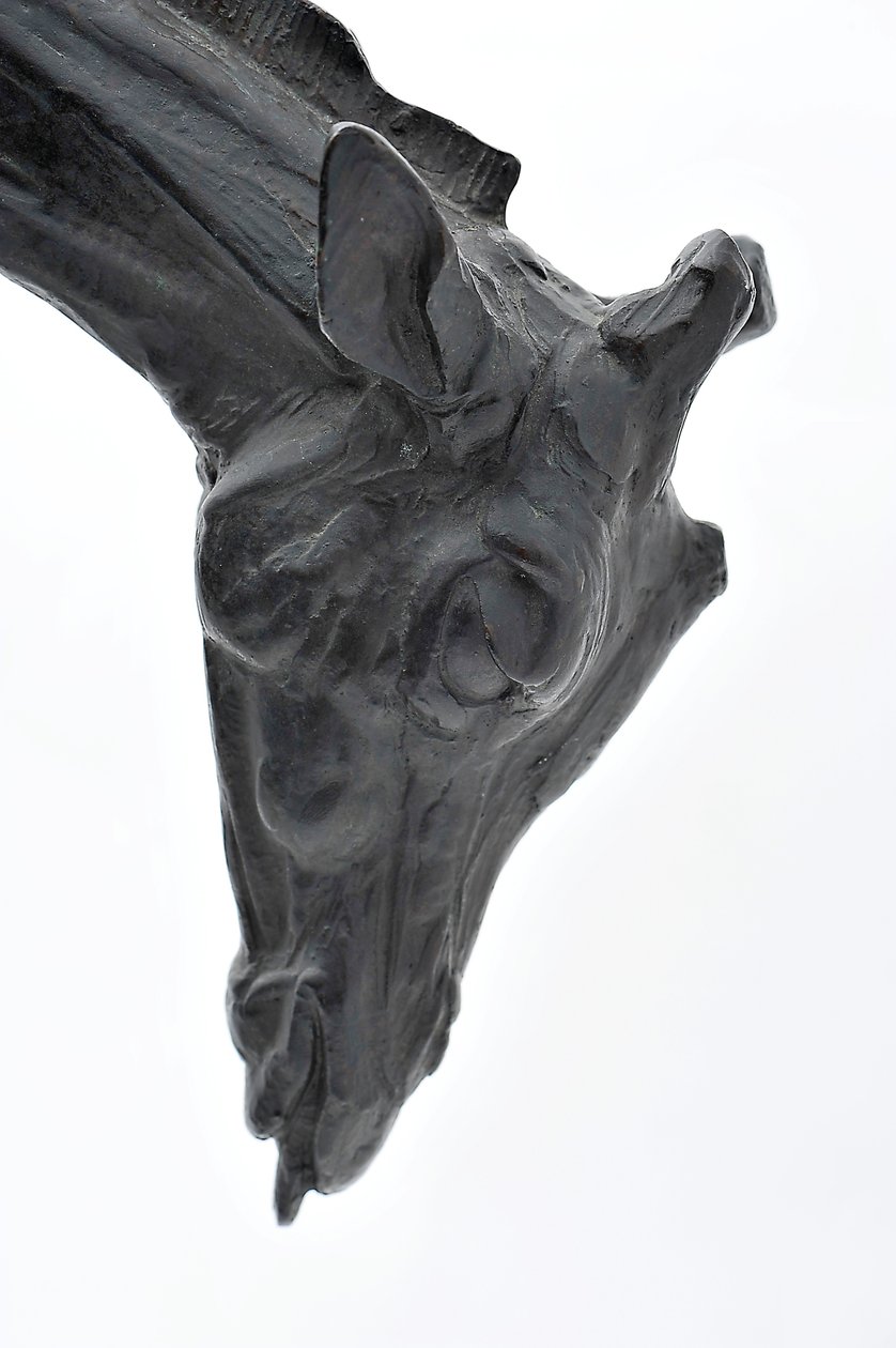 Grande girafa com cabeça abaixada, modelado em 1909-10, fundido antes de 1913 (bronze) (ver também 3084917-43) de Rembrandt Bugatti