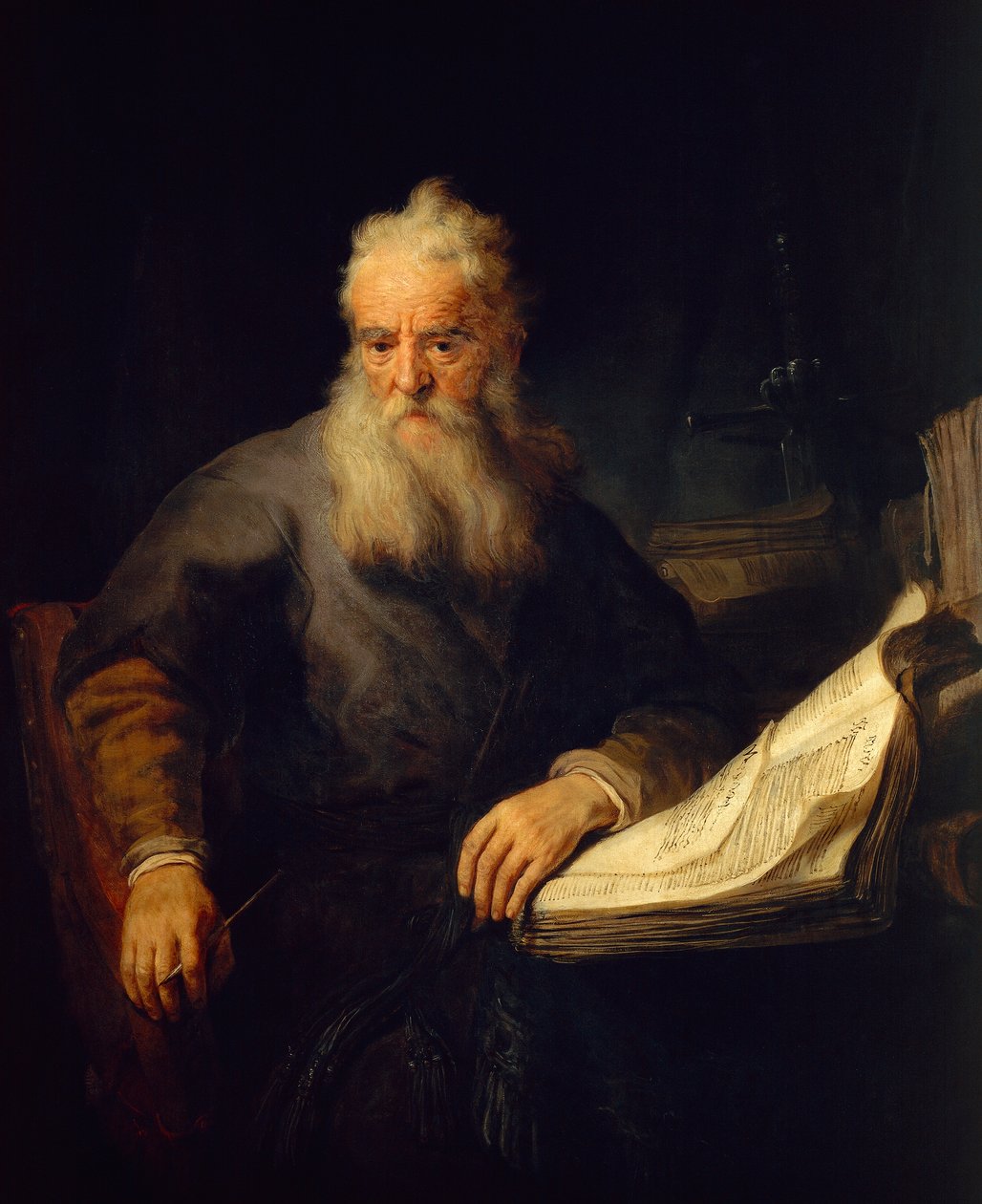 Apóstolo Paulo de Rembrandt Harmensz. van Rijn