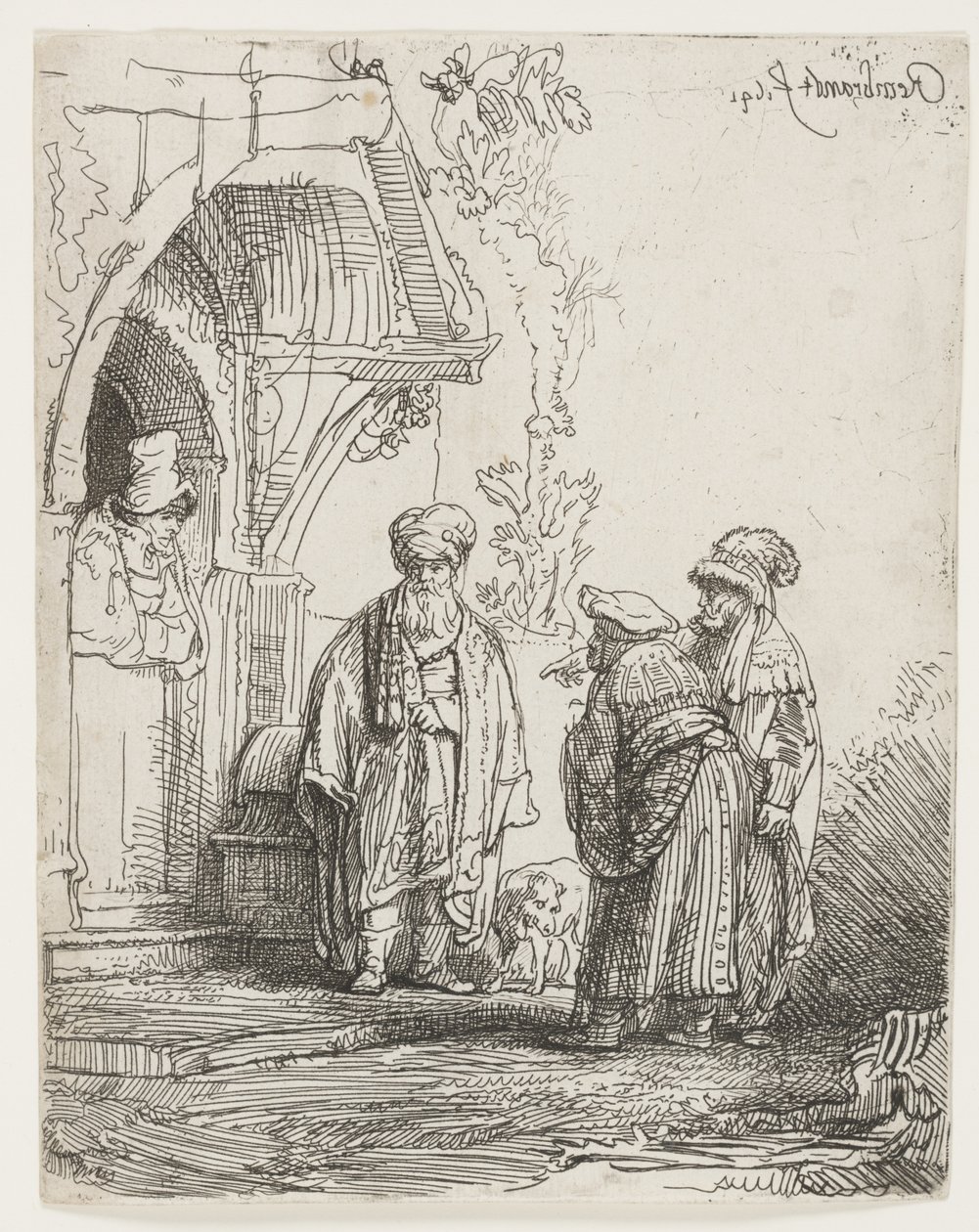 Jacob e Laban de Rembrandt van Rijn
