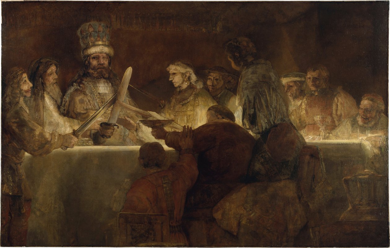 La revolte de Claude Civilis (Claudius Civilis, Gaius Julius Civilis de Rembrandt van Rijn