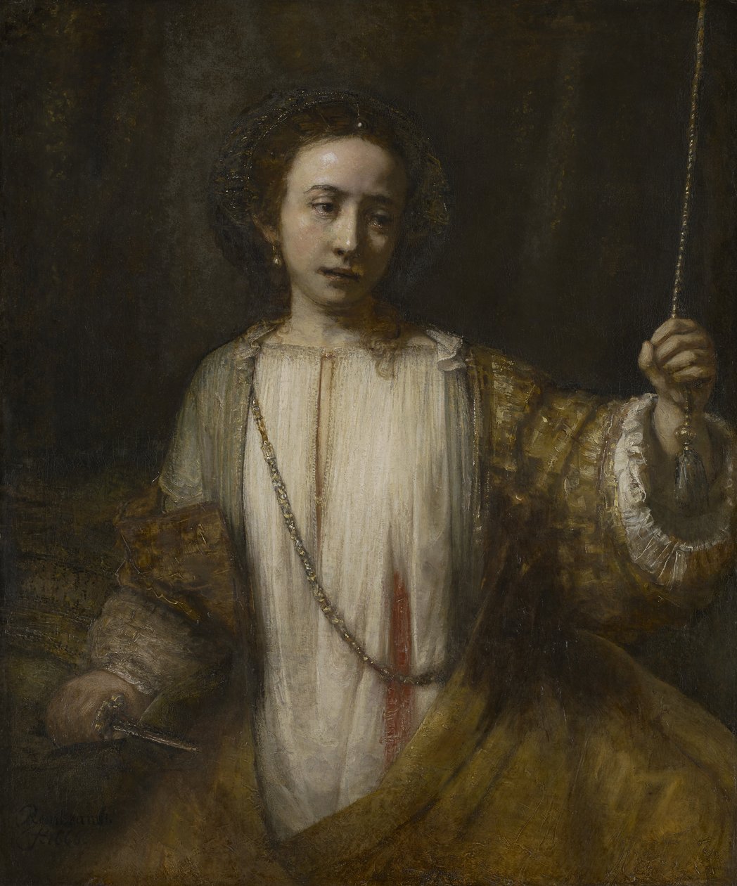 Lucretia de Rembrandt Harmensz. van Rijn