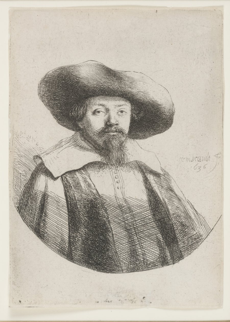 Samuel Manasseh Ben Israel, autor judeu de Rembrandt van Rijn