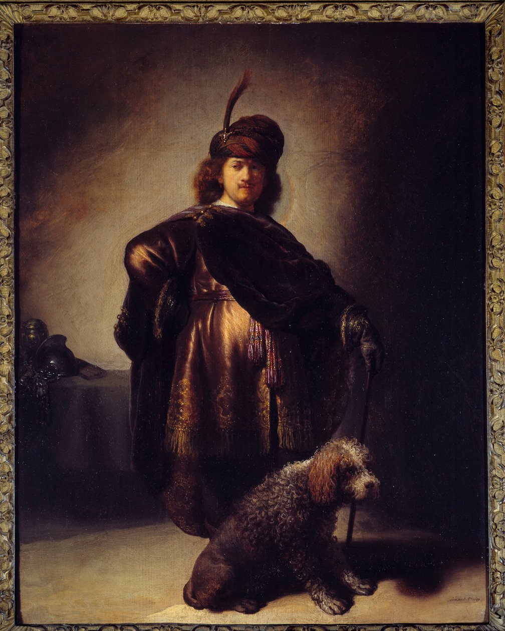 Auto-retrato em traje oriental de Rembrandt van Rijn