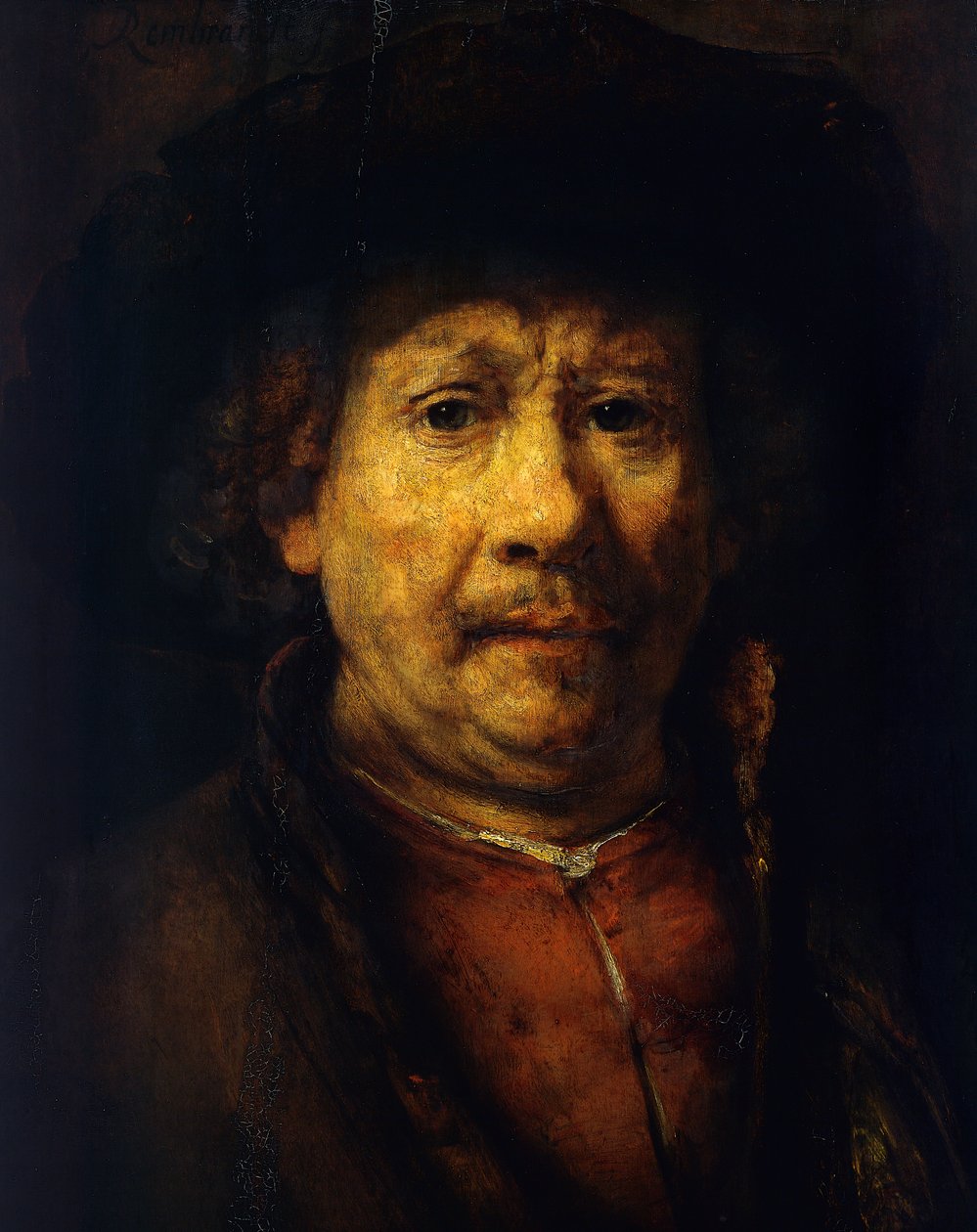 Auto-retrato de Rembrandt Harmensz. van Rijn