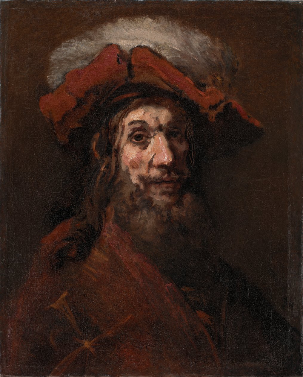 Esboço para O Cavaleiro com o Falcão, conhecido como "O Cruzado" de Rembrandt van Rijn
