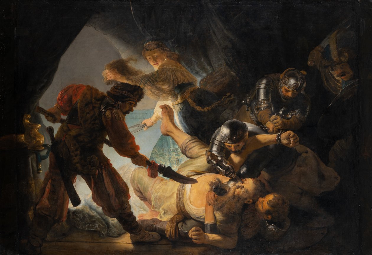 A cegueira de Sansão de Rembrandt Harmensz. van Rijn