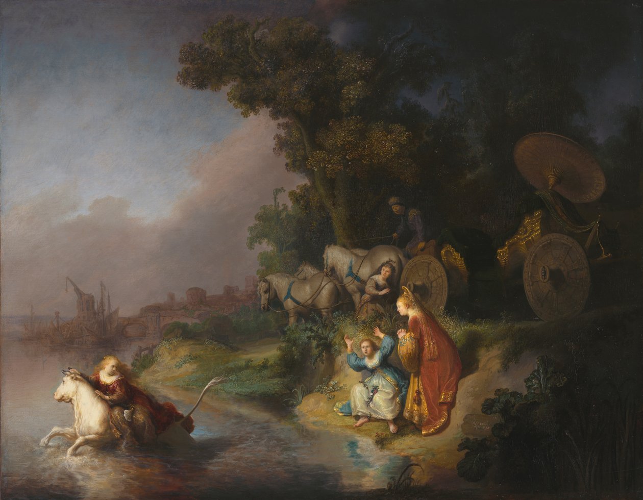O rapto da Europa de Rembrandt van Rijn