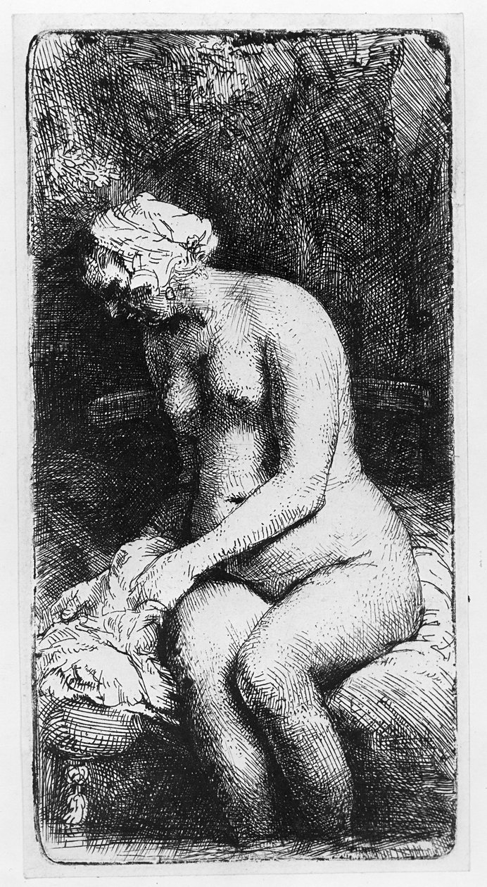 Banho feminino de Rembrandt van Rijn