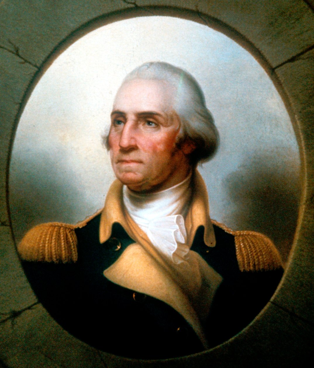 George Washington 1732-99, primeiro Presidente dos Estados Unidos 1789-97. de Rembrandt Peale