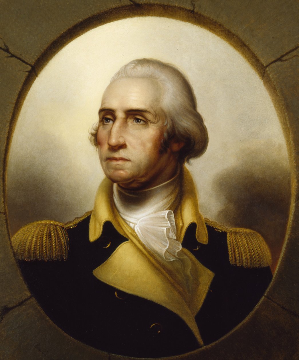 George Washington, c.1850 (óleo sobre tela) de Rembrandt Peale