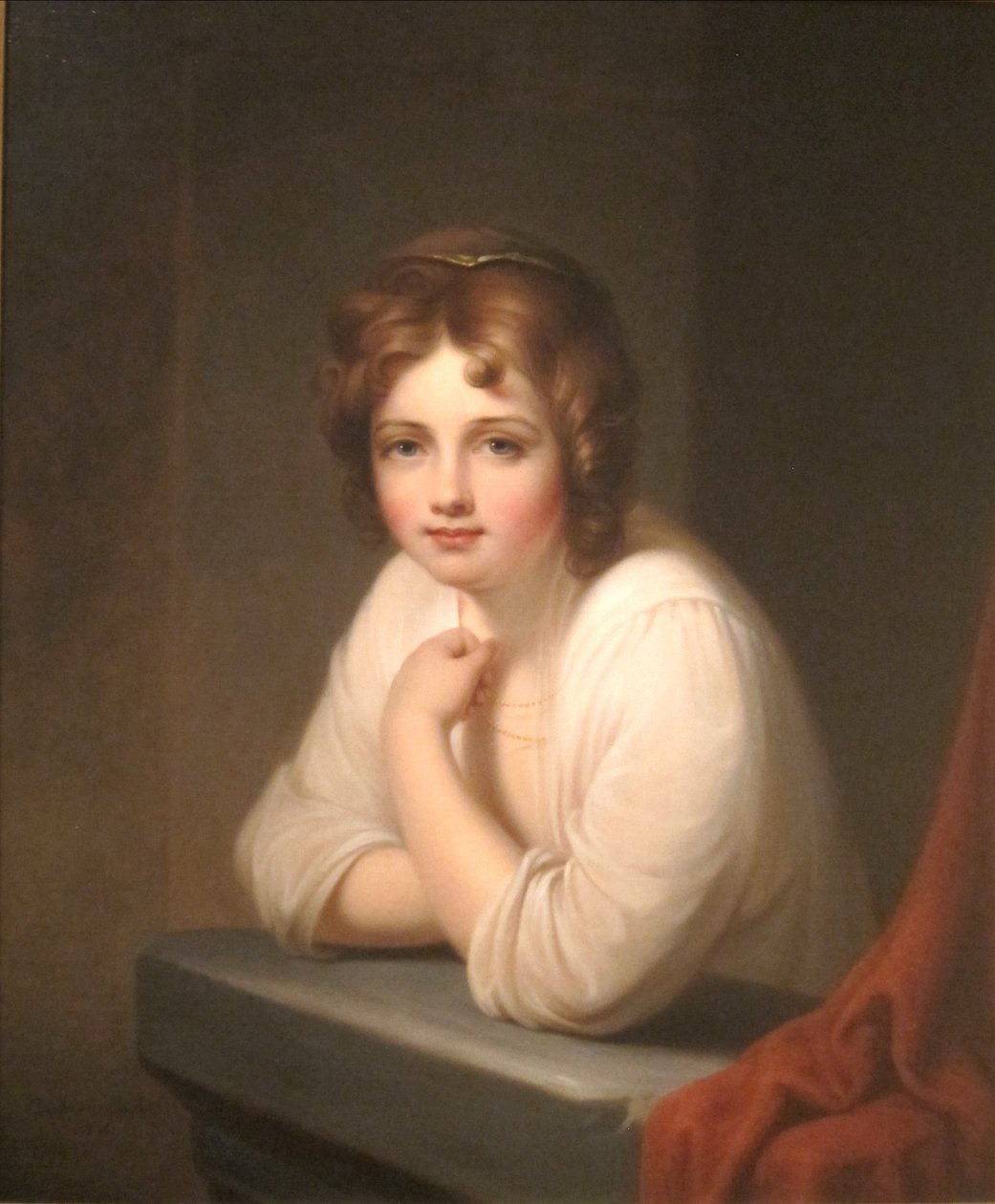Rapariga à janela (Rosalba Peale) de Rembrandt Peale